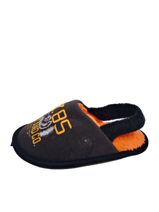 Giardino D'Oro Black Kids Slippers