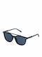 Sting Men's Sunglasses with Black Plastic Frame and Blue Lens SST089 0U43