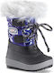 Magic 870 Kids Snow Boots with Laces Purple