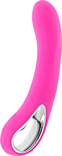Amoressa Nelson Premium Silicone Rechargeable Вибратор G-Spot 20см горещо розово