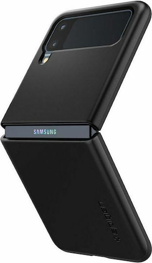 Spigen Thin Fit Umschlag Rückseite Kunststoff 1.55mm Schwarz (Galaxy Z Flip3 5G)