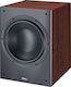 Magnat Signature Sub 530A Αυτοενισχυόμενο Subwoofer με Ηχείο 12" 140W Σκούρο Καφέ