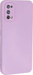 Bodycell Square Liquid Back Cover Σιλικόνης Λιλά (Realme 7 Pro)