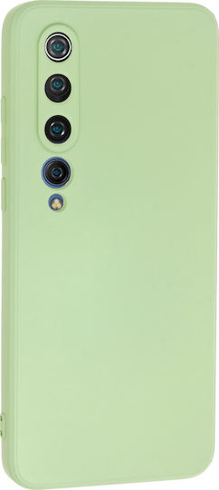 Bodycell Square Liquid Back Cover Σιλικόνης Light Green (Xiaomi Mi 10 / Mi 10 Pro)