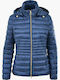 Geox Jaysen Kurz Damen Puffer Jacke Blau