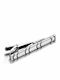 Tie Clip Silver Parenthesis 6.2cm