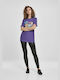 Mister Tee MT1129 Women's T-shirt Purple MT1129-01459