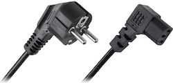 DM Pro Schuko - IEC C13 Cable 1.5m Μαύρο 2772B DM Pro Schuko - IEC C13 Cable 1.5m Μαύρο 2772B