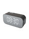 AKAI Tisch-Digitaluhr mit Wecker & Radio Black ABTS-C5