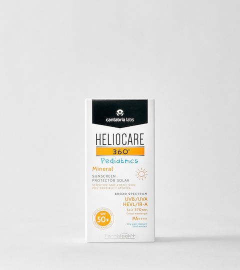 Cantabria labs Heliocare 360º Kinder Sonnenschutzmittel Mineral mit Natürlichen Filtern SPF50+ 50ml