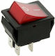 On-Off switch Rocker with Lighting Red 1pcs