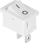 On-Off switch Rocker White 1pcs