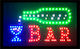 Cb "Bar" Πινακίδα LED με Κίνηση Μονής Όψης Μεγάλη 55x33cm