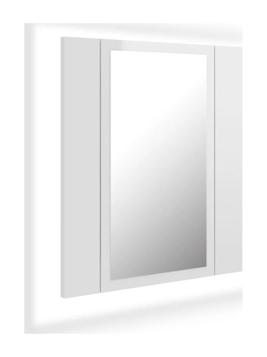 vidaXL Rectangular Bathroom Mirror Led made of ...