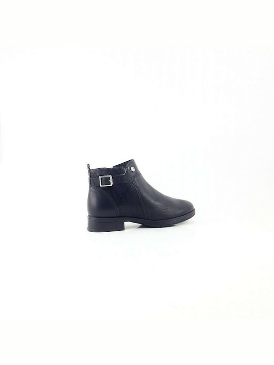 Pegabo Leather Women's Ankle Boots Black