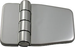 Eval Hinge Boat Deck Stainless Steel with Lid 56.7 x 36.5mm