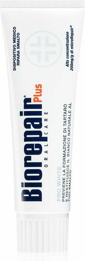 BioRepair Plus Pro White Zahnpasta für Aufhellung & Ulitis 75ml