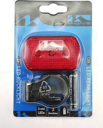 M-Wave 109509 Bicycle Rear Light Led