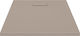 vidaXL Rectangular Acrylic Shower Brown 100x70x2.6cm