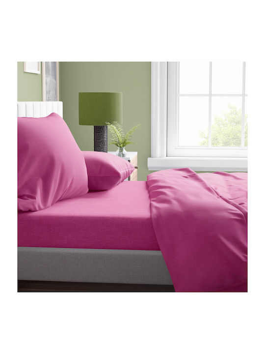Dimcol Duvet Queen 220x240cm Solid Fuchsia 300 ...