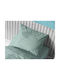 Dimcol Solid Μαξιλαροθήκη με Φάσα Aqua 50x70εκ.