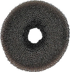 RNV Round Black Medium Donut Bun Black 9pcs