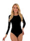 2 Women's Bodysuit Black