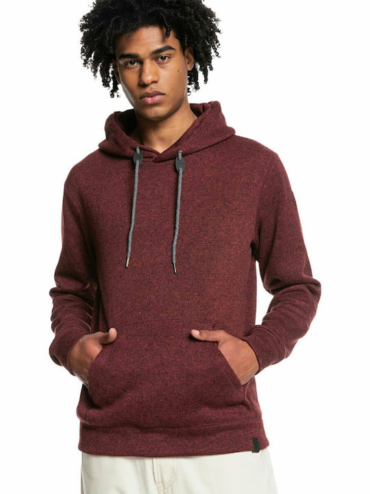 Quiksilver Keller Sweatshirt with Hood Burgundy