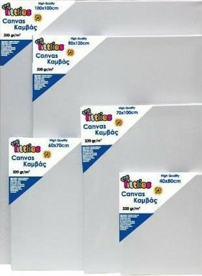 The Littlies Canvas White