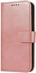 Hurtel Magnet Elegant Book Δερματίνης Ροζ (Gala...