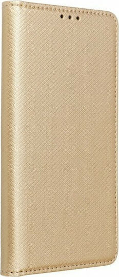 Smart Book Synthetic Leather Gold (Huawei P40 Lite 5G)