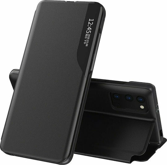 Hurtel Buchen Sie Synthetisches Leder / Kunststoff Schwarz (Poco M3 / Redmi 9T)