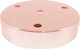 Elvhx Ceiling Rose for Lighting Fixtures Pink EL329438