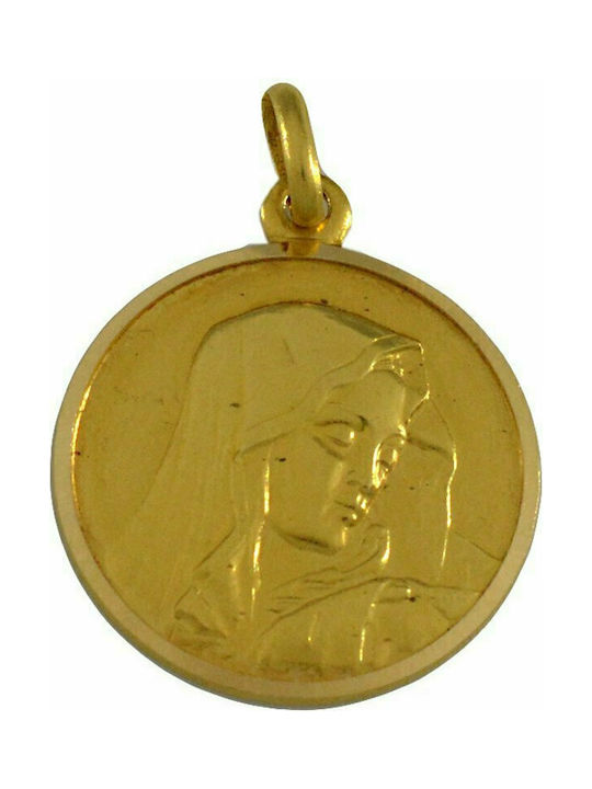 Mertzios.gr Pendant Kids Talisman with Virgin Mary from Gold 18K ME270717449X