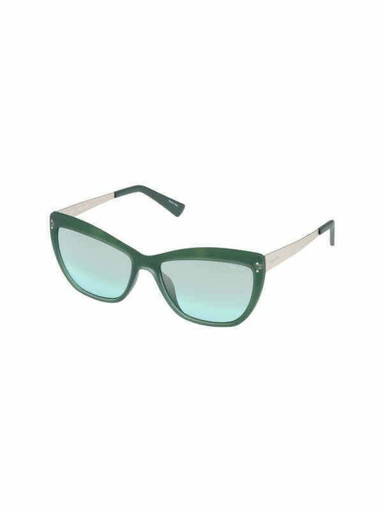 Police Women's Sunglasses with Green Frame S1971 Z48X