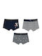 Mayoral Space Kids' Set with Boxers Navy Blue 3pcs