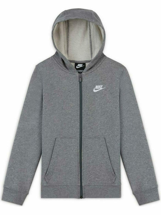 Nike Αθλητική Παιδική Ζακέτα Φούτερ με Κουκούλα...