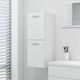 vidaXL Bathroom Cabinet L30xD30xH80cm White