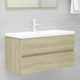 vidaXL Waschtisch ohne Waschbecken L90xB38.5xH45cm Sonoma