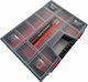Draumet Tool Compartment Organiser 15 Slot Adjustable Black 39x29x6.5cm