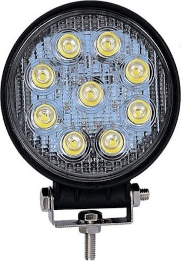 Кръглаς Фарове за кола LED Универсален 10 - 30V 27W 1бр