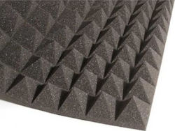 Alphacoustic Isolfon SE.PY Sound Absorbing Sheet Pyramid T5mm/L70xW65cm Black