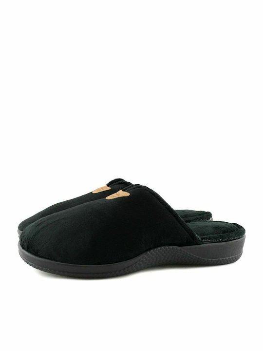 Love4shoes D20 Women's Slipper In Black Colour