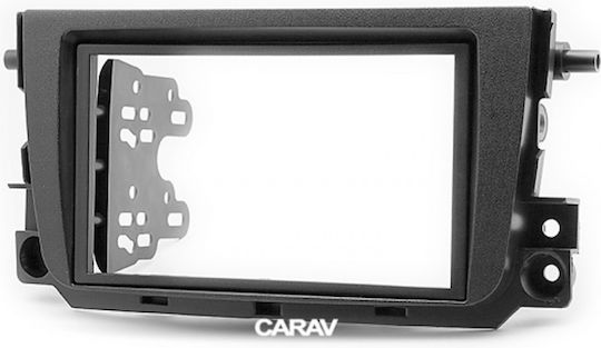 DIN Fascia Panels 2 Din for Smart 451 Fortwo 2010-2014 for Smart ForTwo 2010-2014
