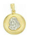 Pendant Kids Talisman with Virgin Mary from Gold 9K PD11038