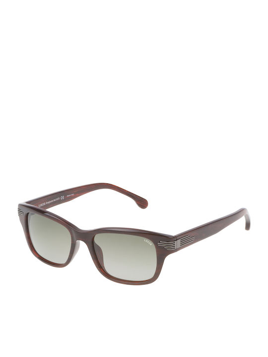 Lozza Tasso Unisex Γυαλιά Ηλίου με Καφέ Κοκκάλινο Σκελετό και Γκρι Φακό SL4074M 09Y7
