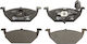Ate Σετ Τακάκια Εμπρός για Audi A2 / A3 Seat Altea / Leon / Toledo Skoda Fabia / Octavia / Praktik / Roomster