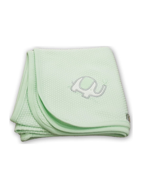 Figlio Bino Elephant Πάνα Αγκαλιάς Πράσινο 75x7...