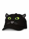 Affenzahn Kids' Hat Jockey Fabric Panther Black