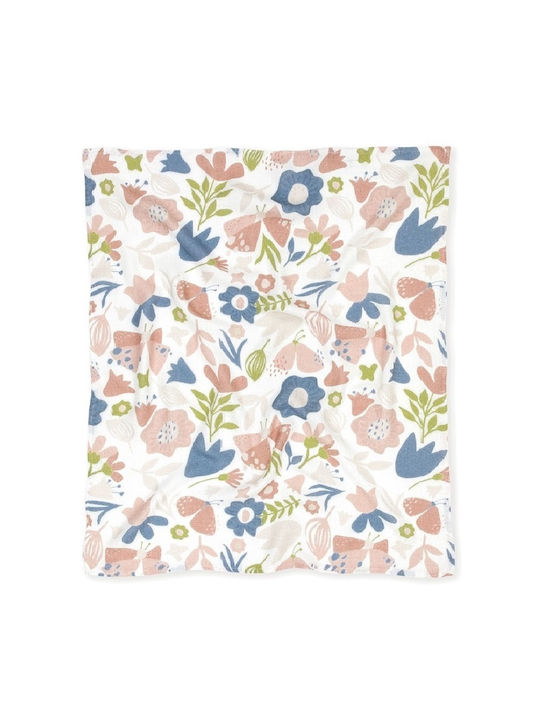 Swaddle Blanket of Muslin Meadow 1pcs 75x75cm